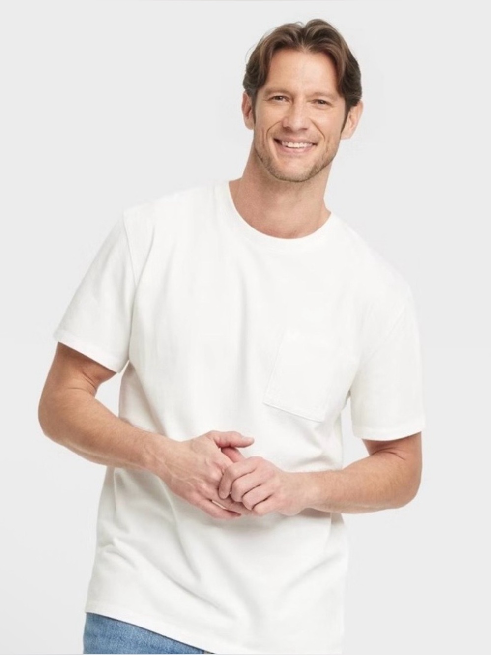 Men's Relaxed Fit Goodfellow & Co
White T-Shirt NWT